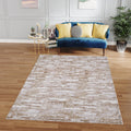 Milano Collection Shimmer Skin Woven Area Rug Multicolor Polyester