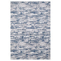Milano Washable Nautical Navy Blue Woven Area Rug Multicolor Polyester