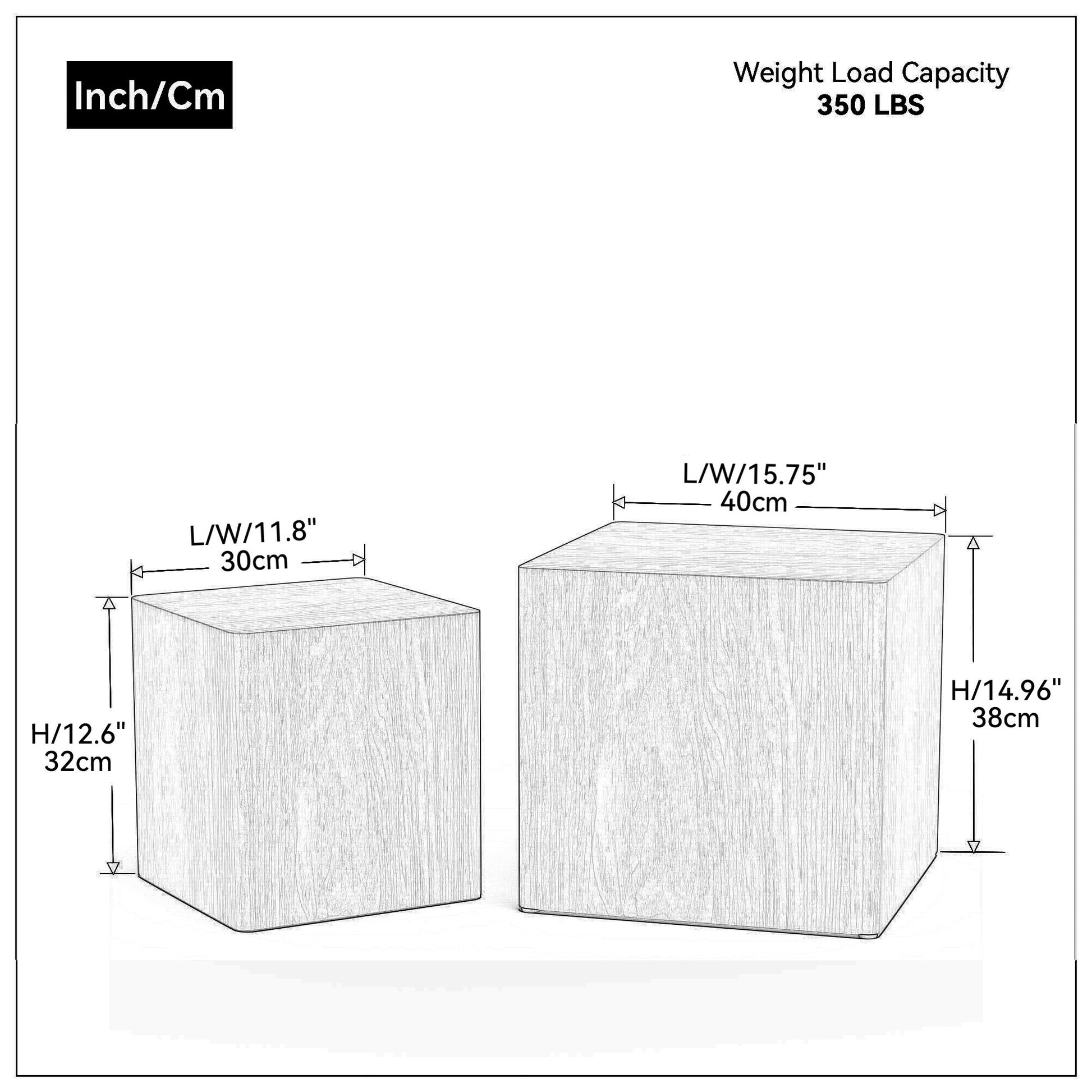 Mdf Nesting Table Side Table Coffee Table End Table For Living Room,Office,Bedroom Walnut Set Of 2 Walnut Mdf