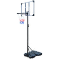 Portable Basketball Hoop Stand W Wheels For Kids Youth Adjustable Height 5.4Ft 7Ft Use For Indoor Outdoor Basketball Goals Play Set Transparent Iron