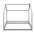 Full Size House Bed Wood Bed, Gray Old Sku:Wf281436Aae Gray Solid Wood