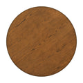 Mid Century Solid Wood Round Dining Table For Small Places, Walnut Table Walnut Dining Room Rubberwood Round Kitchen & Dining Tables Solid Wood Pedestal