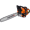 Chainsaw Gas 20Inch ,52Cc Gasoline Chain Saw For Trees ,Wood Cutting 2 Cycle Epa Compliant Orange Plastic