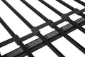 Metal Twin Over Full Bunk Bed With Trundle Heavy Duty Sturdy Metal Noise Reduced Safety Guardrail Wooden Decoration Convenient Trundle Bunk Bed For Three Cpc Certified No Box Spring Needed Black Metal