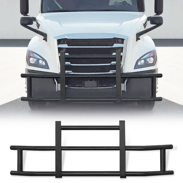 Front Bumper Deer Guard For Kenworth T680 2008 2021 With Bracket Black Iron