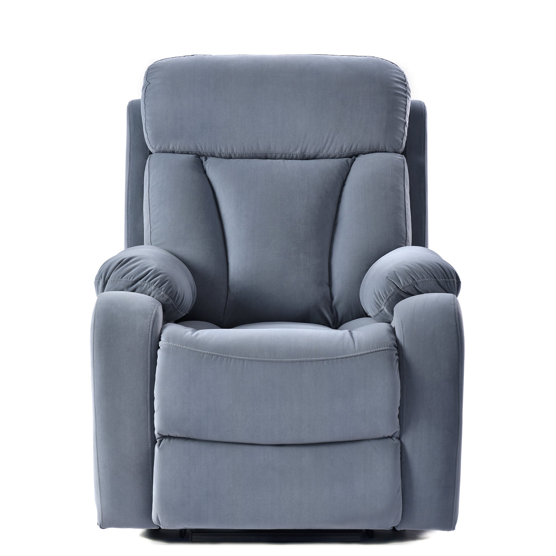 Lift Chair Recliner For Elderly Power Remote Control Recliner Sofa Relax Soft Chair Anti Skid Australia Cashmere Fabric Furniture Living Room Light Blue Light Brown Wood Primary Living Space Heavy Duty Rubberwood Light Blue Velvet Power Remote Medium