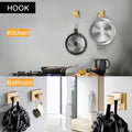 5 Pieces Bathroom Hardware Accessories Set Towel Bar Set Wall Mounted,Stainless Steel Brushed Gold Stainless Steel