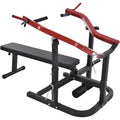 Weight Chest Press Bench Weight Bench Press Machine 11 Adjustable Positions Flat Incline For Chest & Arm Ab Workout, Home Gym Equipment Combined Max 2000 Lb Red Metal