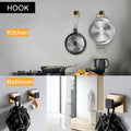 5 Pieces Bathroom Hardware Accessories Set Towel Bar Set Wall Mounted,Stainless Steel Black Gold Stainless Steel