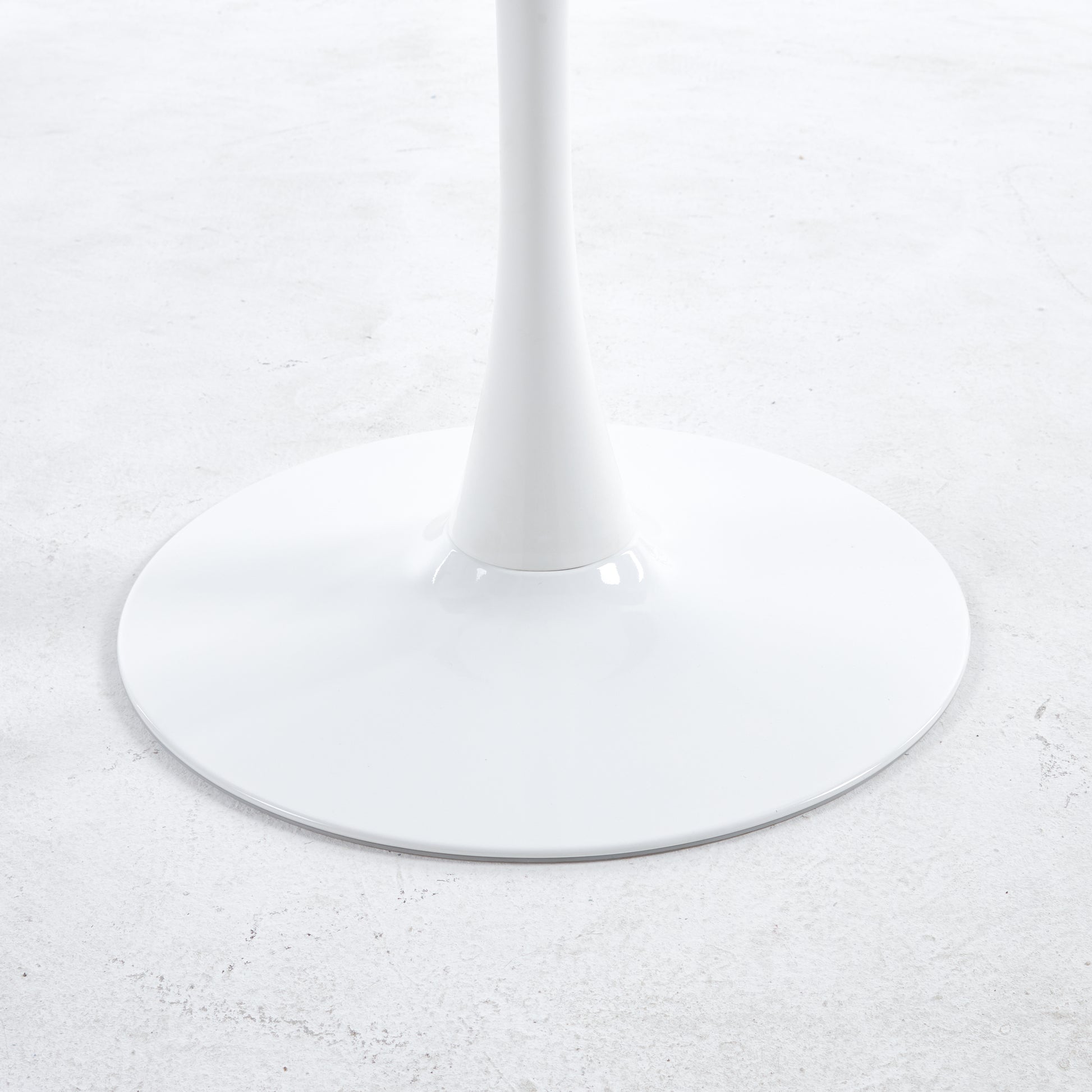 Tulip Special Dining Table,White Marble Color Top,Mdf Dining Tablekitchen Table,Exective Desk Marble Mdf