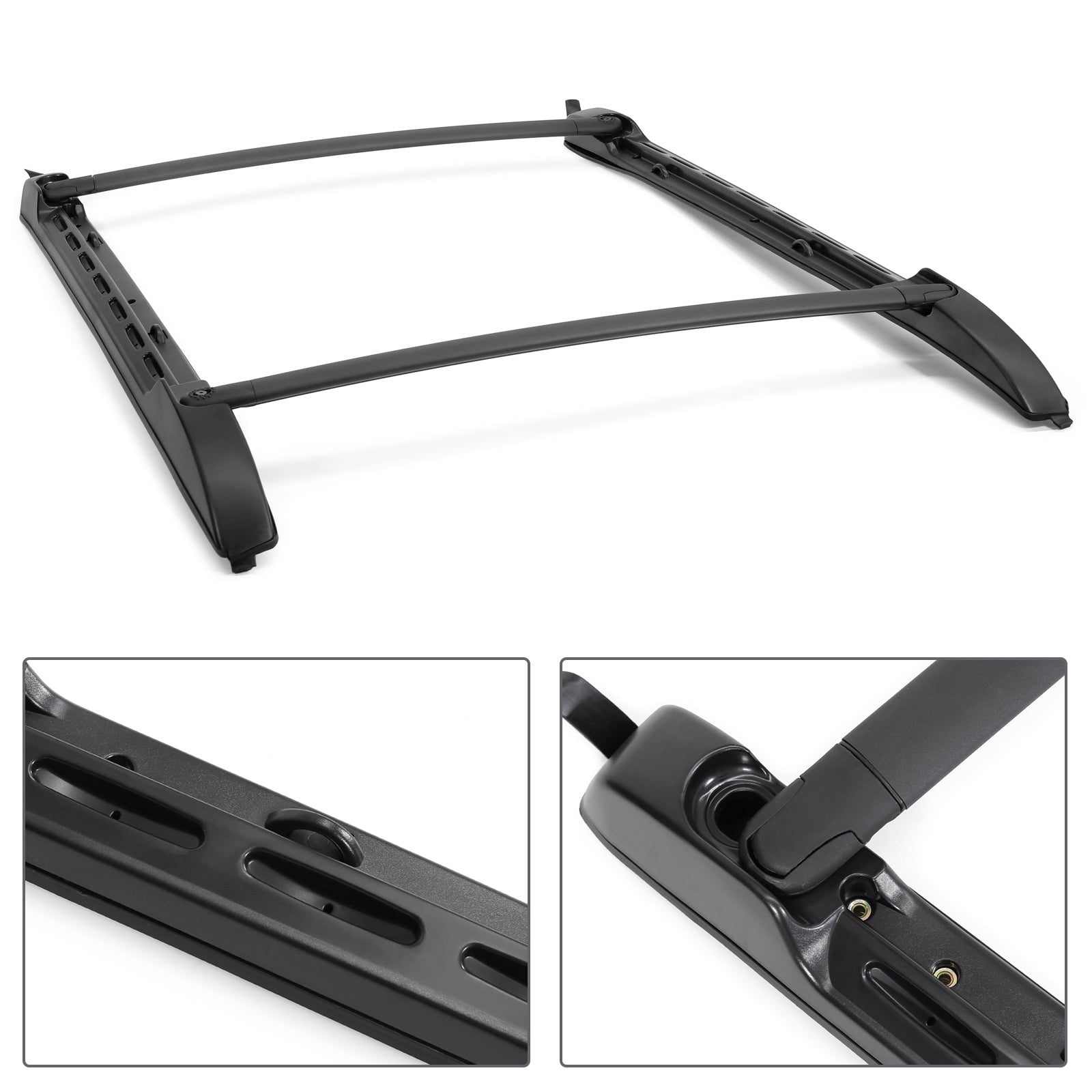 Roof Rack For 2005 2022 Tacoma Double Cab Black Abs