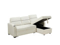 9191 Beige Broaching Storage Sofa Beige Linen