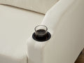 9191 Beige Broaching Storage Sofa Beige Linen