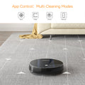 Geek Smart Robot Vacuum Cleaner G6, Ultra Thin, 1800Pa Strong Suction, Automatic Self Charging, Wi Fi Connectivity, App Control, Custom Cleaning, 100Mins Run Time Ban On Black Brown Abs Pc