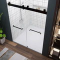 Frameless Double Sliding Shower, 57