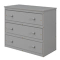 Low Study Full Loft Bed With Cabinet ,Shelves And Rolling Portable Desk ,Multiple Functions Bed Gray Gray Solid Wood