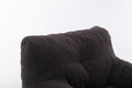 010 Soft Teddy Fabric Tufted Foam Bean Bag Chair With Teddy Fabric Dark Gray Dark Gray Primary Living Space Soft Modern Memory Foam Teddy