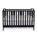 Celeste 3 In 1 Convertible Island Crib Black Black Solid Wood