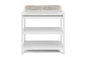 Hayes Changing Table White Natural White Solid Wood