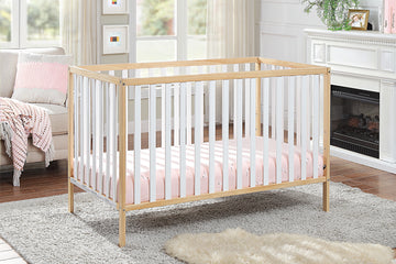 Deux Remi 3 In 1 Convertible Island Crib Natural White Natural Solid Wood