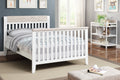 Hayes 4 In 1 Convertible Crib White Natural White Solid Wood