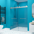 Frameless Double Sliding Shower, 57