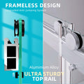 Frameless Double Sliding Shower, 57