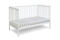 Palmer 3 In 1 Convertible Island Crib White White Solid Wood