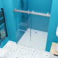 Frameless Double Sliding Shower, 57