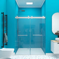 Frameless Double Sliding Shower, 57