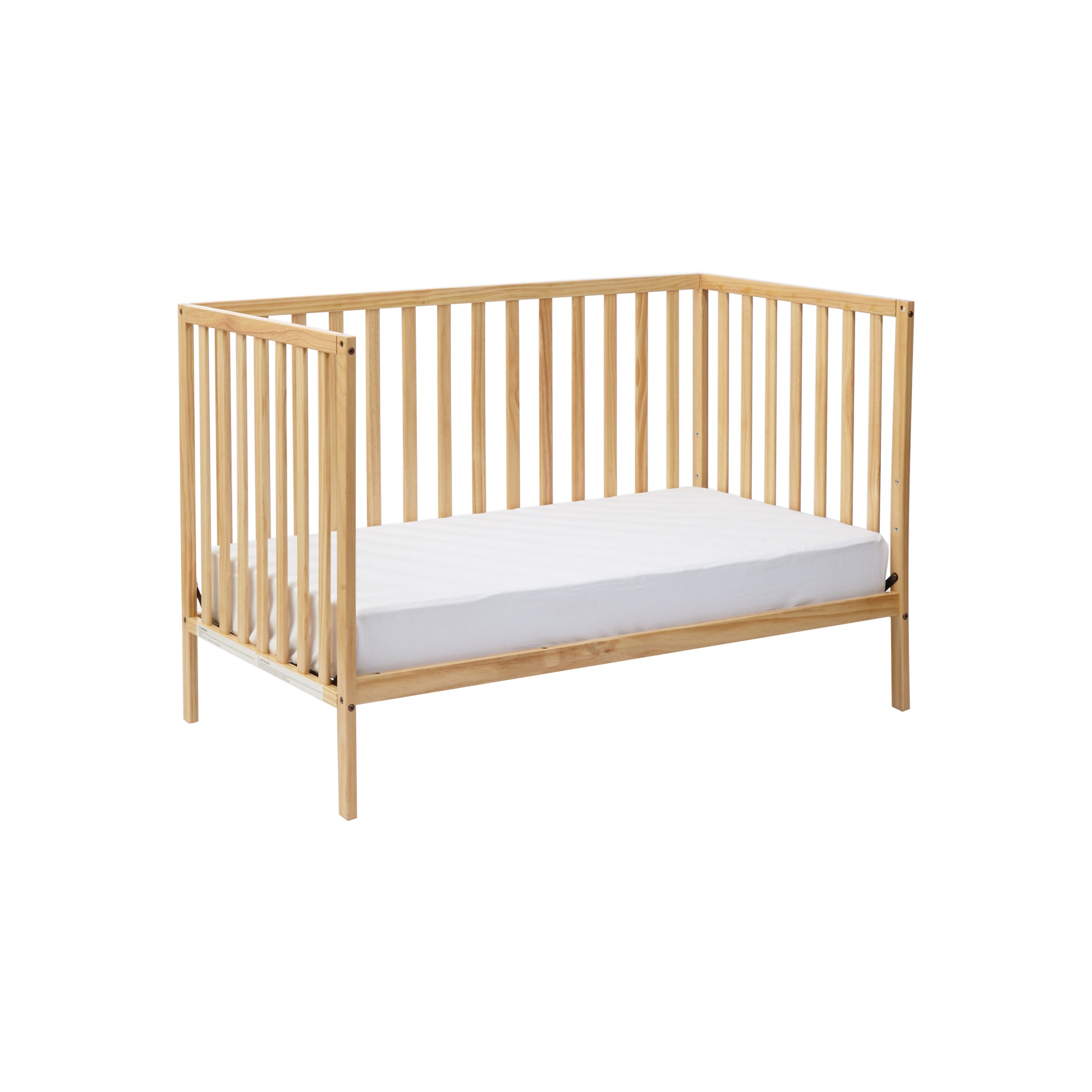 Palmer 3 In 1 Convertible Island Crib Natural Natural Solid Wood