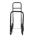 Firewood Log Cart Carrier Outdoor Or Indoor Black Steel Wood Rack Storage Mover Rolling Wheeled Metal Dolly Hauler Wood Moving Equipment Black Iron