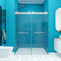 Frameless Double Sliding Shower, 57