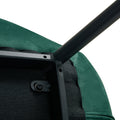 Dining Chairs Set Of 2, Dark Green Velvet Chair Modern Kitchen Chair With Metal Leg Dark Green Velvet