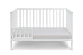 Palmer 3 In 1 Convertible Island Crib White White Solid Wood