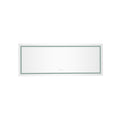 Ltl Needs To Consult The Warehouse Address84*32 Led Lighted Bathroom Wall Mounted Mirror With High Lumen Anti Fog Separately Control Dimmer Function White Aluminium