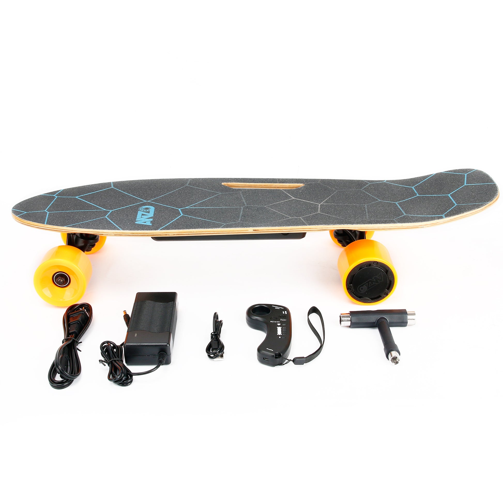 Small Electric Skateboard With Remote Control, 350W, Max 10 Mph, 7 Layers Maple E Skateboard, Load Up To 100Kg For Adult, Teens, And Kids Black Maple