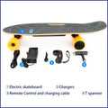 Small Electric Skateboard With Remote Control, 350W, Max 10 Mph, 7 Layers Maple E Skateboard, Load Up To 100Kg For Adult, Teens, And Kids Black Maple