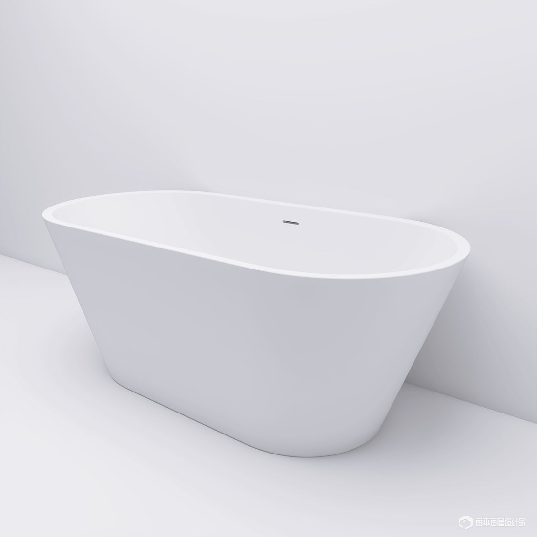 63" Acrylic Free Standing Tub Classic Oval Shape Soaking Tub, Adjustable Freestanding Bathtub With Integrated Slotted Overflow And Chrome Pop Up Drain Anti Clogging Gloss White White Oval Bathroom Freestanding Tubs Polished 61 69 In Modern Soaking Center