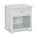 Connelly Nightstand Gray Rockport Gray Gray Solid Wood