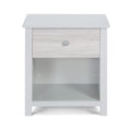 Connelly Nightstand Gray Rockport Gray Gray Solid Wood