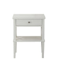 Madison White Nightstand White Wood Mdf