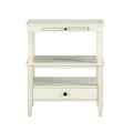 Newland Antique White Storage Nightstand Antique White Wood Plywood