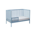 Palmer 3 In 1 Convertible Island Crib Baby Blue Baby Blue Solid Wood