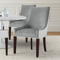 Jackson Upholstered Dining Chair Smoke Multicolor Foam Polyester