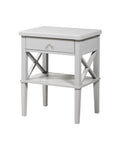 Madison Dove Gray Nightstand Grey Wood Mdf