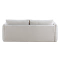 85'' Modern Fabric Sectional Couch Sofa 3 Seater Sofa With 3 Pillows For Living Room, Bedroom, Livingroom Beige Beige Fabric
