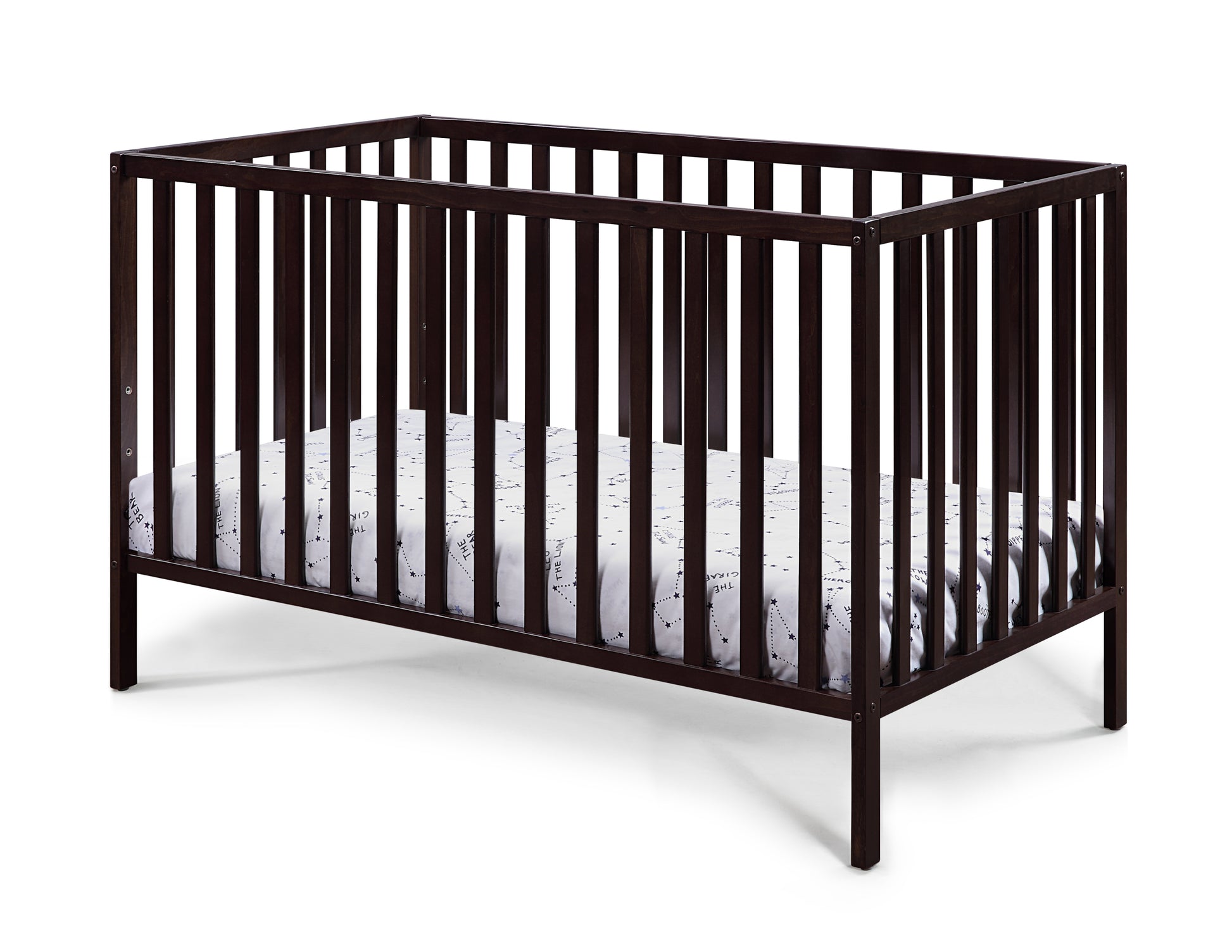 Palmer 3 In 1 Convertible Island Crib Espresso Espresso Solid Wood