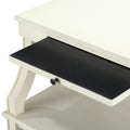 Newland Antique White Storage Nightstand Antique White Wood Plywood