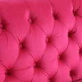 Rose Red Chesterfield 3 Seater ,Modern Sofa Rose Red Velvet